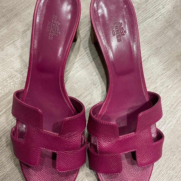 Hermes Shoes - Hermes Oasis Epsom Leather size 39